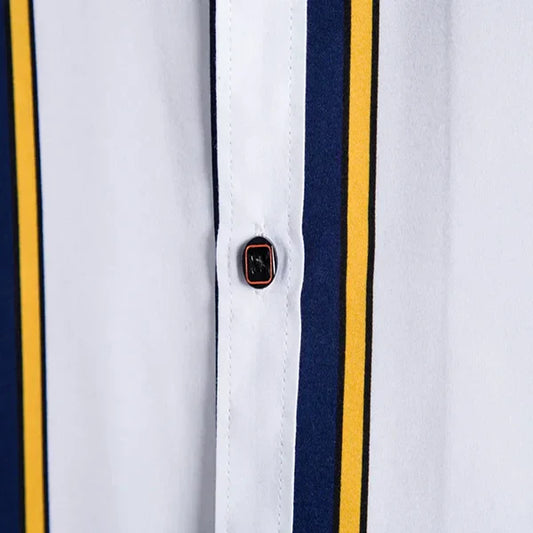 Rayada Camisa de Estilo Wear