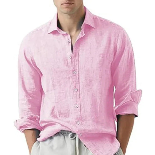 Camisa de Lino Estilo Old Money