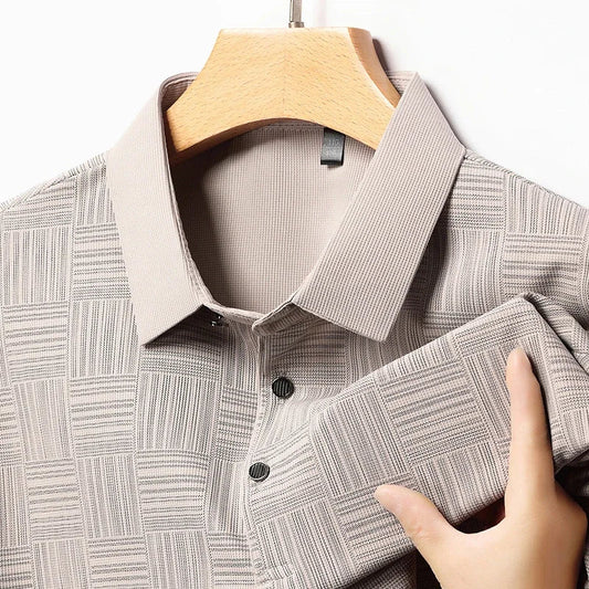 Textured Men's Polo Shirt