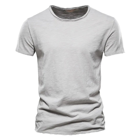Camisa Básica Casual Masculina para o Verão