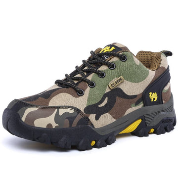 Botas Masculinas de Aventura Camufladas para el Ejército