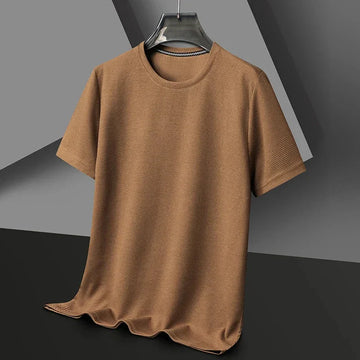 Camiseta Básica de Algodón para Hombre