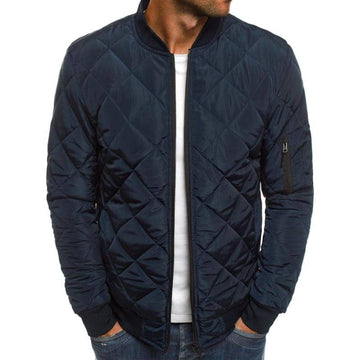 Chaqueta Masculina Forrada de Estilo Clásico