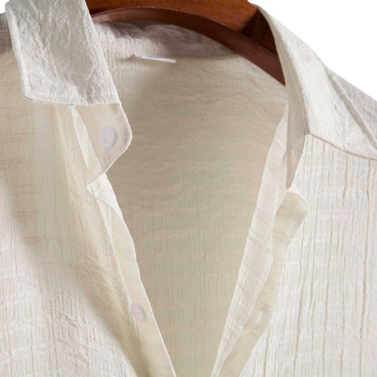 Camisa de Verano de Manga Corta Casual