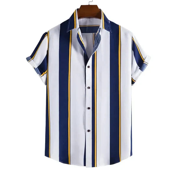 Rayada Camisa de Estilo Wear