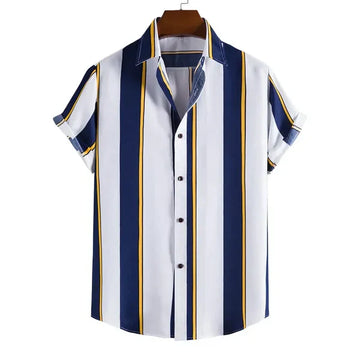 Rayada Camisa de Estilo Wear