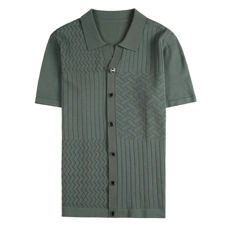 Camisa Polo Masculina Vintage Chic
