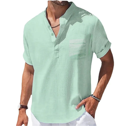 "Camisa de Lino Maragogi" can be rewritten as "Camisa de Linho Maragogi".