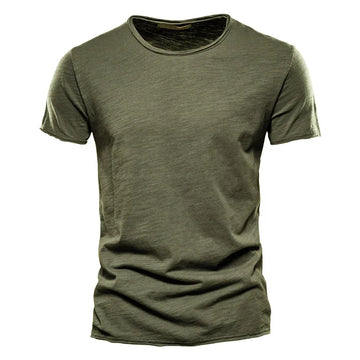 Camisa Básica Casual Masculina para o Verão