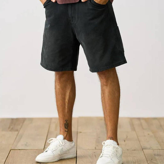 Retro Bermuda Masculina de Corte Recto