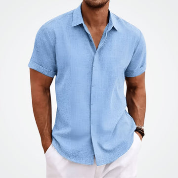 Camisa de Lino Primavera Elegante