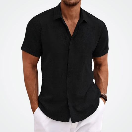 Camisa de Lino Primavera Elegante