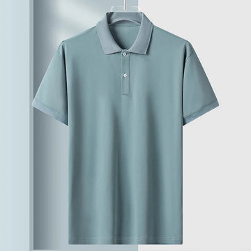 Camisa Polo Casual Masculina Estilo Inglaterra