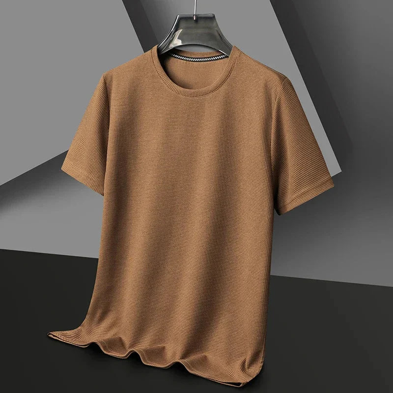 Camiseta Básica de Algodón para Hombre