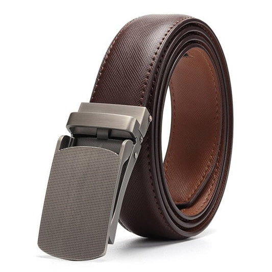 Cinturón de Cuero para Hombre con Hebilla Automática DWTs