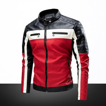 Chaqueta de Cuero Vintage para Hombre - Estilo Elegante