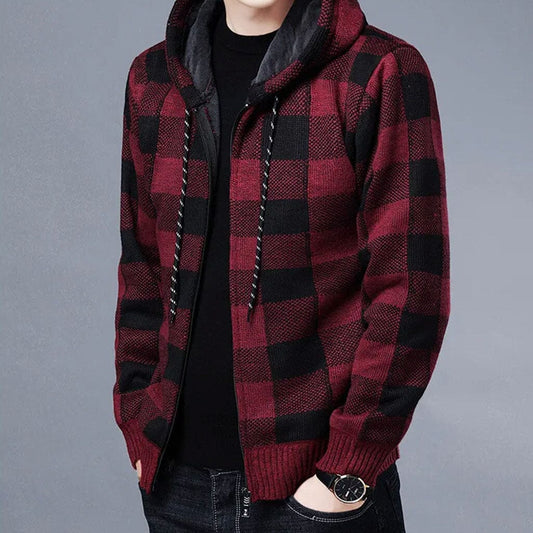 Chaqueta de Hombre a Cuadros Estilo Moderno