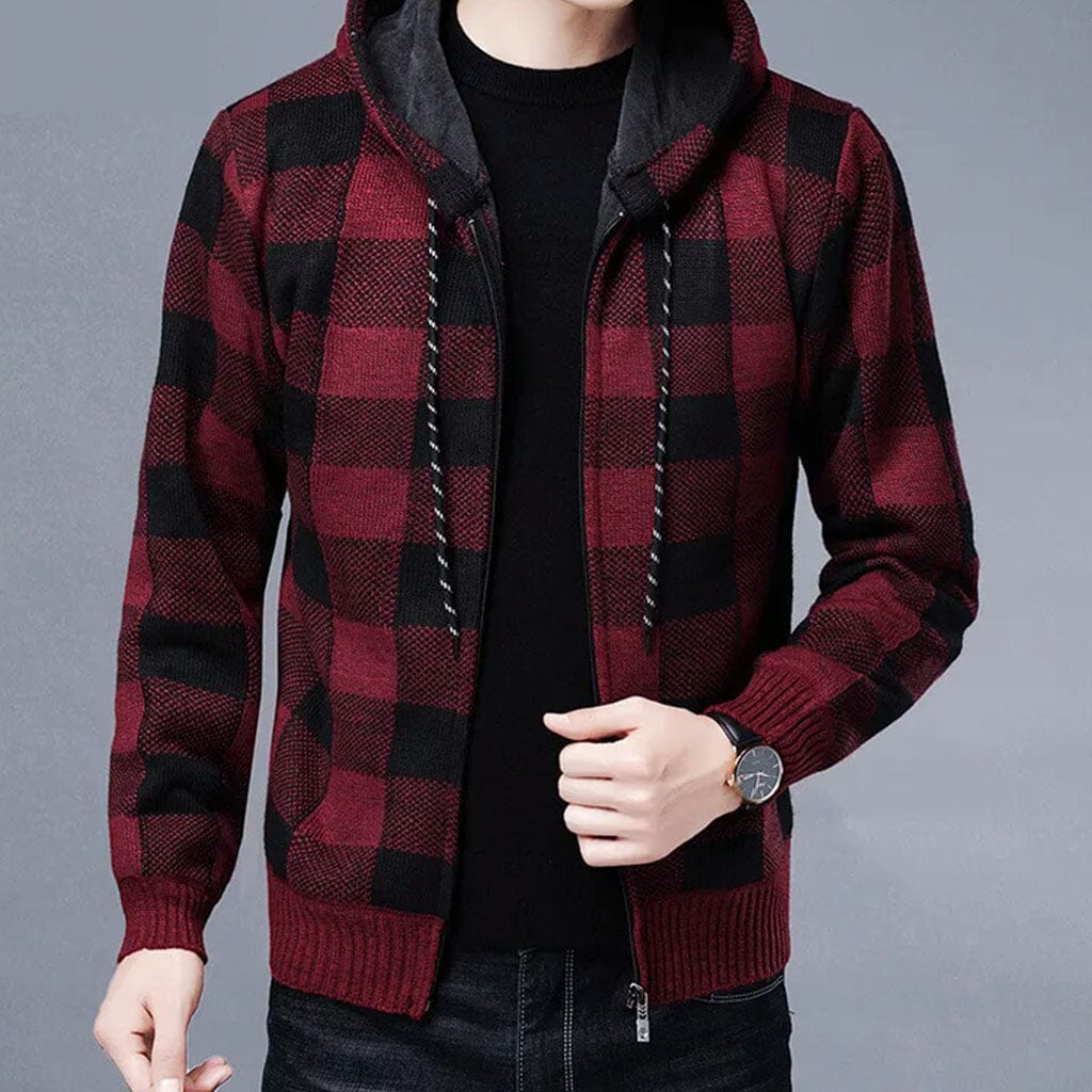 Chaqueta de Hombre a Cuadros Estilo Moderno