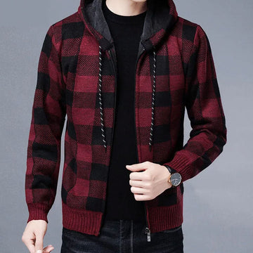 Chaqueta de Hombre a Cuadros Estilo Moderno