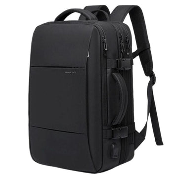Premiere Travel Backpack - 17" Laptop Compatible, Expandable, Waterproof with USB Port