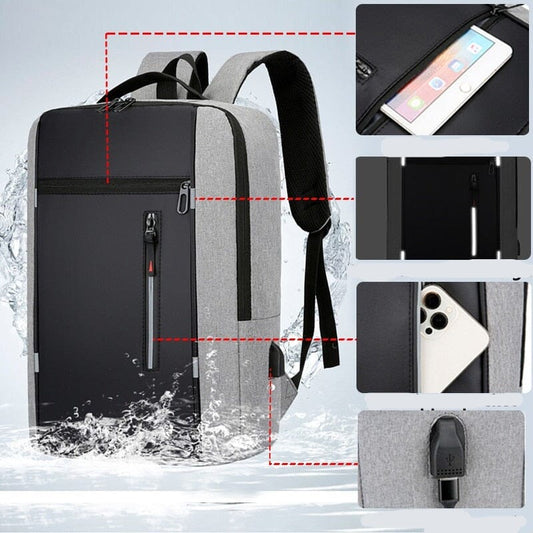 Mejor Mochila Ejecutiva para Notebook de 15” - Impermeable con Puerto USB