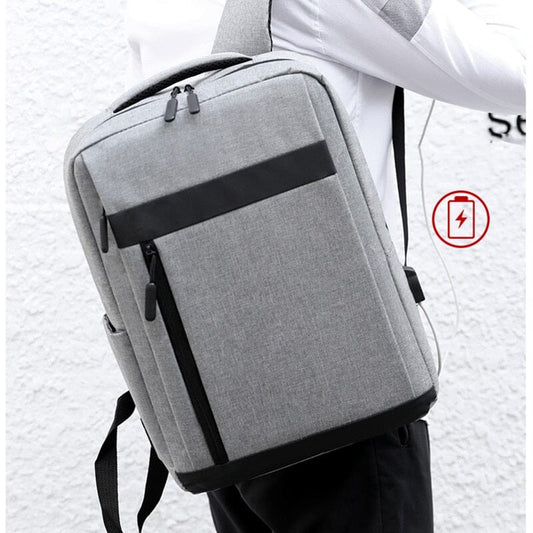 Smart Executive Backpack - 15" Laptop Compartment, USB Port