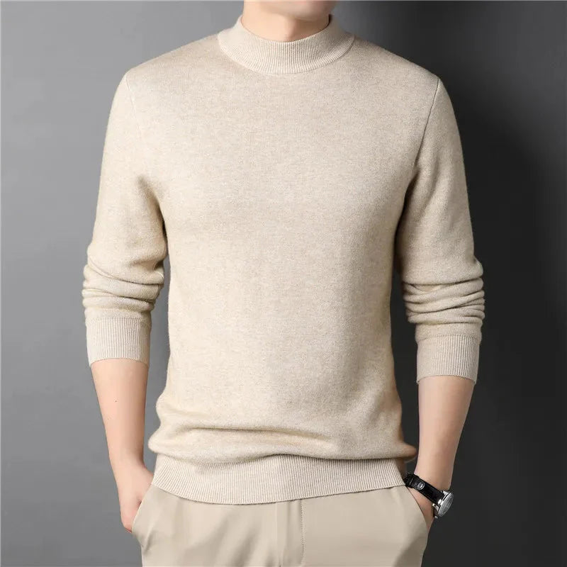 Suéter Moderno para Hombre - Cuello Intermedio