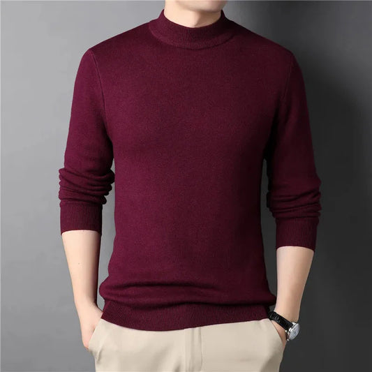 Suéter Moderno para Hombre - Cuello Intermedio