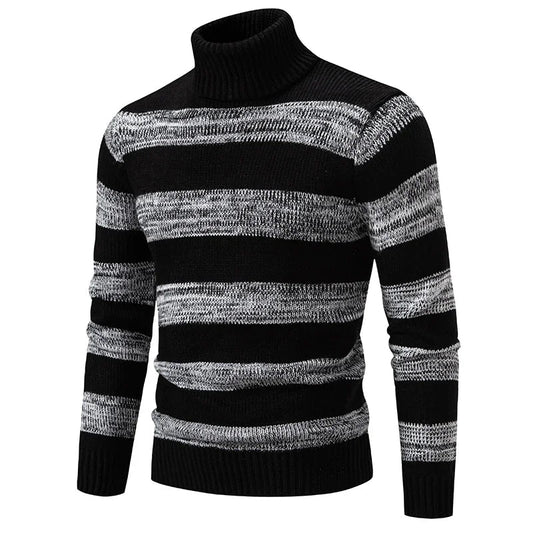 Suéter Masculino Frío con Rayas